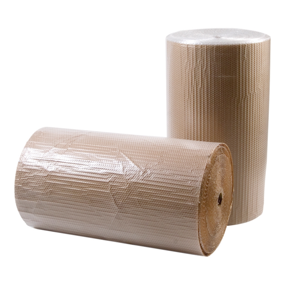 Boblefolie med papir 1,00 x 100 m - 30% RECYCLE 