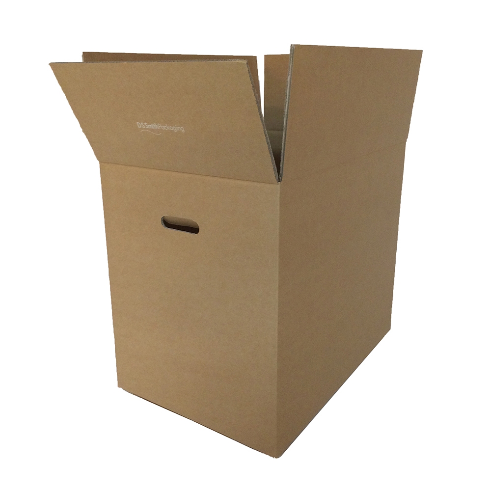 Papkasse 585x385x500 mm - bærehåndtag - FSC®