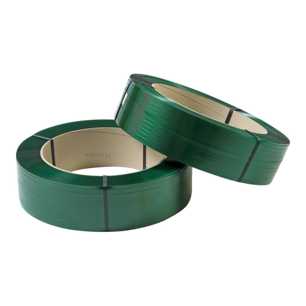 PET bånd 12,0x0,60 mm 2500 m ø406 mm grøn