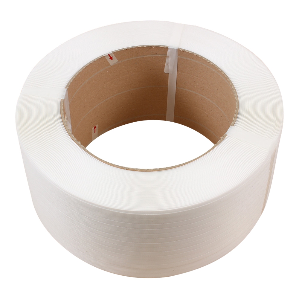 PP bånd Hvid, 12x0,55 mm ø280 mm 