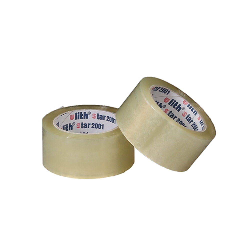 Tape 50 mm x 66 m Acryl Klar - Low noise - Ekstra Klæb - UDGÅR