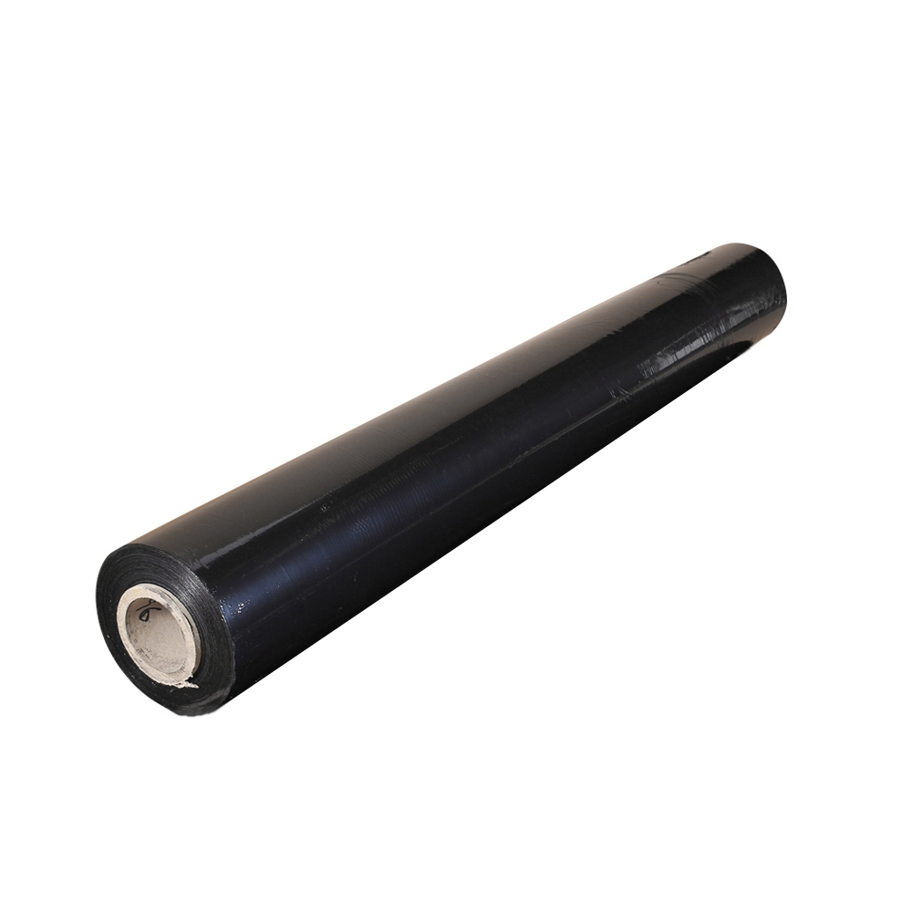 Topfolie 1400 mm x 500 meter sort 35 my 